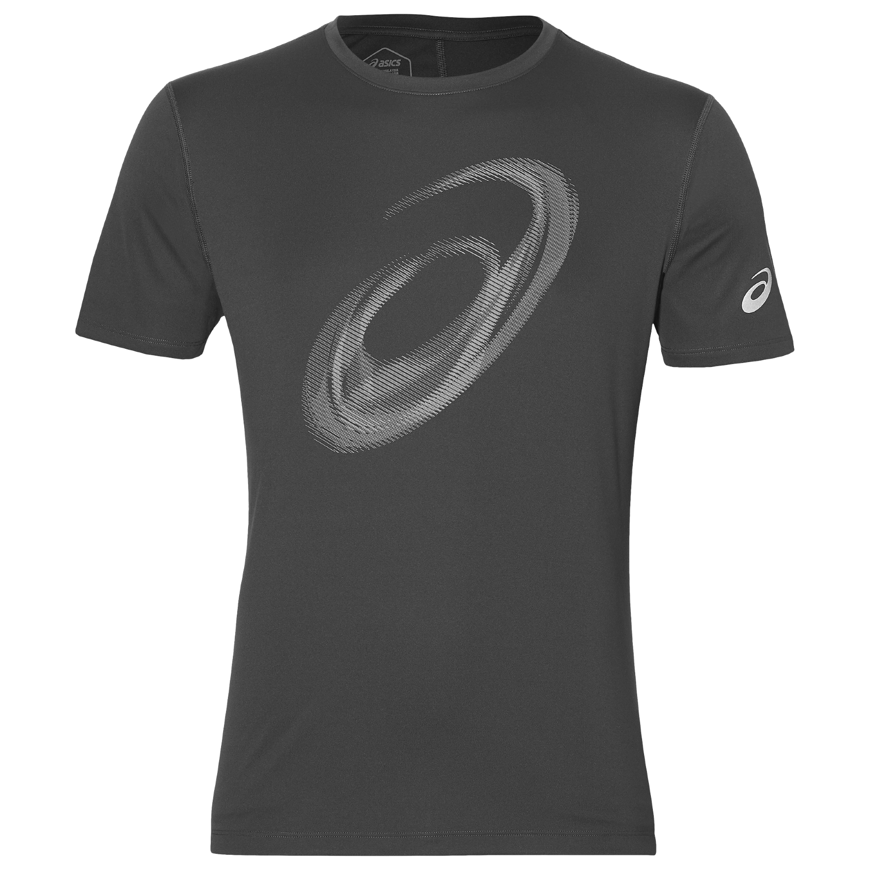 Tricou bărbătesc Asics SILVER SS TOP MOIRE S Gri inchis photo 1